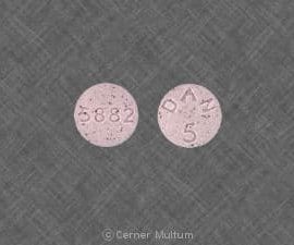 5882 DAN 5 Methylphenidate Hydrochloride 5 mg