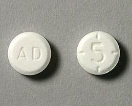 AD 5 Adderall 5 mg