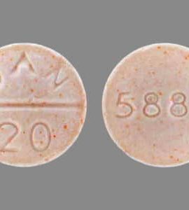 5884 DAN 20 Methylphenidate Hydrochloride 20 mg