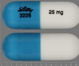 LILLY 3228 25 mg Strattera 25 mg