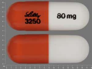 LILLY 3250 80 mg Strattera 80 mg
