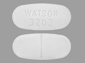 WATSON 3203 Hydrocodone 325/7.5 mg