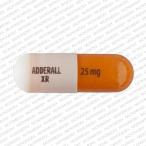 ADDERALL XR 25 mg