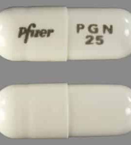 Pfizer PGN 25 Lyrica 25 mg