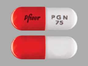 Pfizer PGN 75 Lyrica 75 mg
