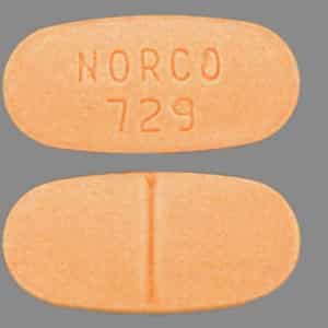 NORCO 729 Norco 325 mg / 7.5 mg