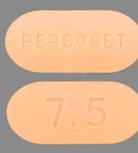 PERCOCET 7.5 Percocet 500 mg / 7.5 mg