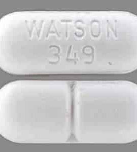 WATSON 349 Hydrocodone 500/5 mg