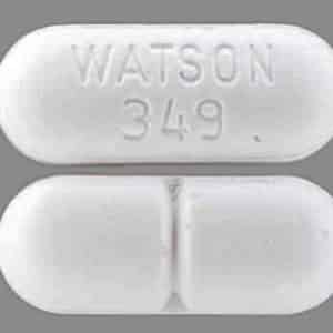WATSON 349 Hydrocodone 500/5 mg