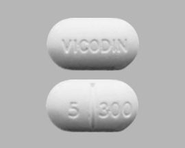Vicodin 300 mg / 5 mg