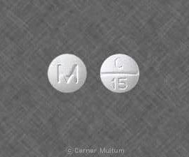 C 15 M Clonazepam 2 mg
