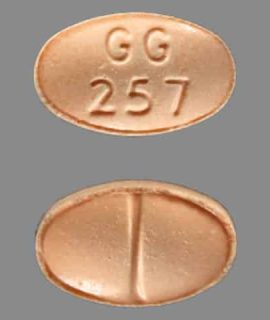 GG 257 Alprazolam 0.5 mg