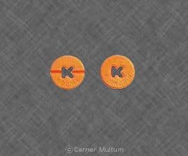 K ROCHE 1/2 K Klonopin 0.5 mg