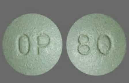 OP 80 Oxycodone Hydrochloride Extended-Release 80 mg