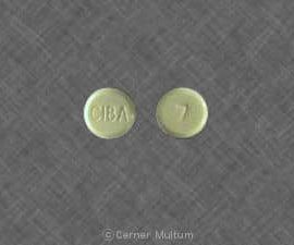 CIBA 7 Ritalin 5 mg