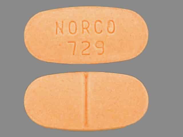 NORCO 729 Norco 325 mg / 7.5 mg